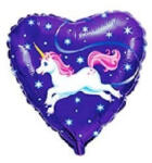  Unikornis Flying fólia lufi 46 cm (WP) (MLG307856)