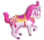  Cirkuszi ló Pink fólia lufi 36 cm (WP) (MLG646785)