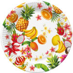  Trópusok Mix papírtányér 8 db-os 22, 7 cm (PKK046658) - eking