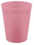  Rózsaszín Pastel Pink micro prémium műanyag pohár 250 ml (PNN96708) - eking