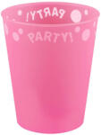  Pink, Rózsaszín micro prémium műanyag pohár 250 ml (PNN96198) - eking