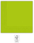  Zöld Unicolour Light Green szalvéta 20 db-os 33x33 cm FSC (PNN93051) - eking