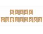  Merry Christmas Brown felirat 250 cm (MLG169263) - eking