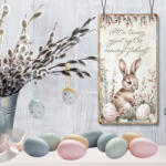  Nyomtatott fa tábla Húsvéti RSZ téma - OKOSÁR 11db/csomag - csinaldmagadshop