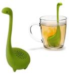  Tea-szűrő szilikon Nessie, Loch-Ness-i szörny: Világoszöld