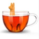  Szilikon láma tea szűrő: Narancs