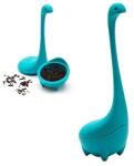  Tea-szűrő szilikon Nessie, Loch-Ness-i szörny: Világoskék