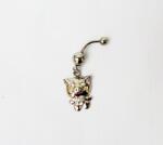  Malacka medálos köldök piercing