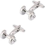  Mandzsetta gomb súlyok, fitness: Ezüst