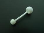  Fehér műanyag dugó piercing