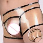  Boxer alsónadrág átlátszó latexből: M