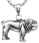  Rozsdamentes acél medál angol bulldog, bulldog