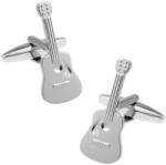  Mandzsetta gombok akusztikus gitár motívum: Ezüst