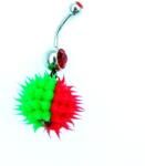  Gumi köldök piercing