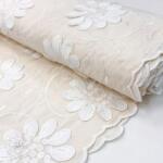  Pamutvászon EMBROIDERY Bellagio butter