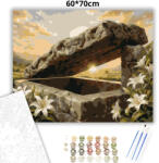  Reményteli üres sziklasír - számfestő készlet - 60×70 cm (Keretre feszítve)