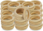  Natúr fa karika 6cm 100db/csomag - OKOSÁR! - kreatív alkotáshoz