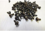  Csavar púpos 3*10mm antikbronz 100db/csomag - fadobozra, albumra és scrapbookhoz