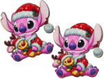  Nyomtatott dekorkarton - Angel (Stitch) karácsonyi figura 2db/csomag - dekorációhoz és koszorúhoz