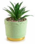 Decorer Planta suculenta artificiala in ghiveci ceramica Ø 9 cm x 16 H (A54.45.46C)