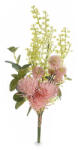 Decorer Floare artificiala roz verde 46 cm (A54.45.08A)