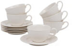 Ambition Set servire ceai sau cafea, 12 piese, 6 persoane, alb, Linea (69076)