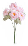 Decorer Buchet Bujori artificiali roz verzi 47 cm (A56.42.59D)