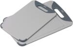 Silit Set 2 tocatoare din plastic Silit, cu maner, 2 dimensiuni, protectie lame, rand pentru lichide (2142304555) Tocator