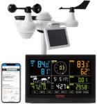 VEVOR Statie meteo solara VEVOR Profi 7-in-1, Wi-Fi, display 7.5 inch, senzor exterior (YT60234)
