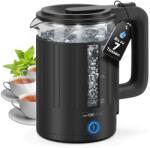 Clatronic Fierbator electric Clatronic WK 3837, 1.7 litri, 2200 W, sticla termoizolanta, negru (264842) Fierbator