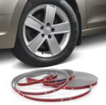  Inele de protectie si decor jante, adezive, din plastic flexibil - GRI (AVX-T4497G)