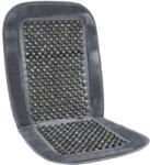AMiO Huse auto cu bile de masaj din lemn si margine de plus gri CSM-01-Grey (AVX-AM01385) - mobiplaza
