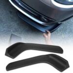  Set 2 buc. aripioare Racing, prelungire bara tuning din plastic culoare neagra (AVX-T090317-5)
