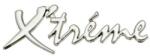  Emblema auto metalica, autoadeziva, model "X’TREME", finisaj Crom, dimensiune, 15 x 3 cm (AVX-T061023-23)