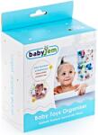 BabyJem Органайзер за играчки за баня BabyJem - Бял, 27 x 43 cm (469)