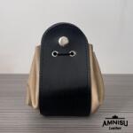 Amnisu 2in1 szütyő és kockatálca - fekete - bézs