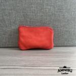 Amnisu Élénk piros egy cipzáras kulcstartó A5003