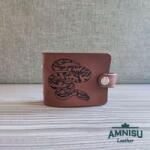 Amnisu Királypitonos bőr igazolványtartó