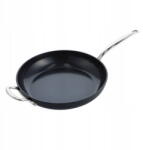 GreenPan Tigaie GreenPan Barcelona Pro 32cm, ceramica, neagra, ergonomica, compatibila cu toate tipurile de plite (CC005325-001)