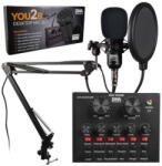Dna Professional DNA YOU2B - podcast kit (microphone, audio interface, tripod) (5908249815919)