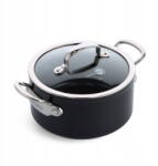 GreenPan Oala cu capac GreenPan Barcelona Pro 20cm, 3, 1L, aluminiu, neagra, antiaderenta (CC005333-001)