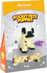 Marioinex Marioinex, Mini Waffle, Pocket Pets Puppies, Mops, set de constructie, 42 piese