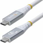StarTech - 3 m-es USB4 kábel, 20 Gbps, USB-IF tanúsítvánnyal rendelkező USB-C kábel, 60 W PD, 4K 120 Hz - CC3M20GUSB4CXW (CC3M20GUSB4CXW)
