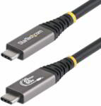 StarTech - 3 m-es USB4 kábel, 20 Gbps, USB-IF tanúsítvánnyal rendelkező USB-C kábel, 60 W PD, 4K 120 Hz - CC3M20GUSB4CX (CC3M20GUSB4CX)