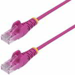 StarTech - 25 cm-es rózsaszín vékony CAT6 Ethernet kábel - N6PAT25CMPKS (N6PAT25CMPKS)