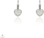 Újvilág Kollekció Ezüst szív gyerek fülbevaló - 02203-59