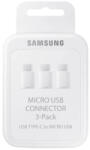 Samsung Micro USB to USB-C Adapter Triple Pack - White (EE-GN930KWEGUJ)