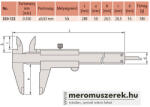  Mitutoyo nóniuszos tolómérő 0-200mm (530-123)