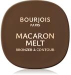 Bourjois Macaron Melt Bronzer & Contour bronzer și pudră pentru contur 2 in 1 culoare 04 Espresso Latte 5 g