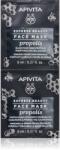 Apivita Express Beauty Purifying Face Mask Propolis tisztító fekete maszk zsíros bőrre 2x8 ml
